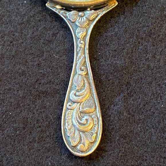 Pewter mirror - Picture 8 of 13